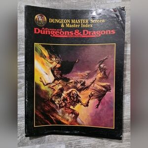1995 Dungeons and Dragons D&D Dungeon Screen and Master Index  With Sleeve